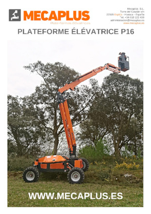 Kolové kloubové pracovní plošiny Mecaplús P16