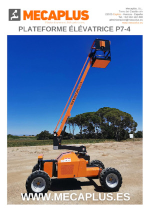 Kolové kloubové pracovní plošiny Mecaplús P7-4