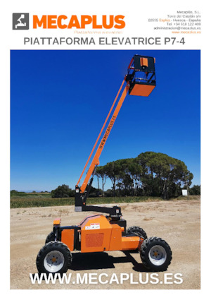 Kolové kloubové pracovní plošiny Mecaplús P7-4