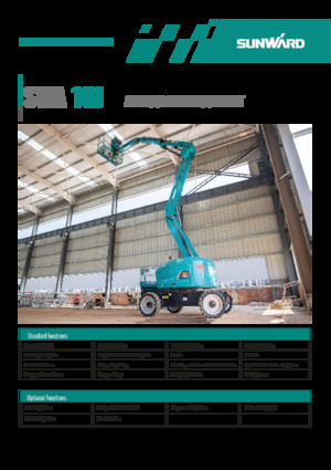 Kolové kloubové pracovní plošiny Sunward SWA16J