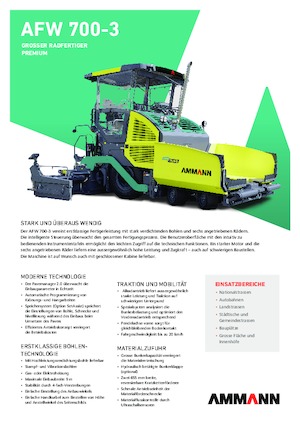 Kolové finišery Ammann AFW 700-3