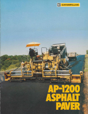 Kolové finišery Caterpillar AP1200