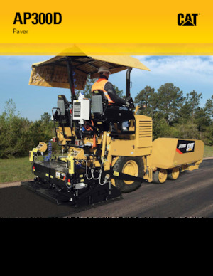Kolové finišery Caterpillar AP300D