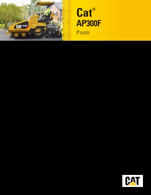 Kolové finišery Caterpillar AP300F