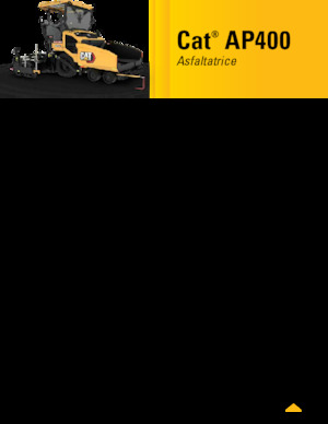 Kolové finišery Caterpillar AP400