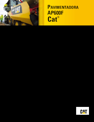 Kolové finišery Caterpillar AP600F