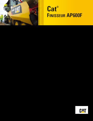 Kolové finišery Caterpillar AP600F