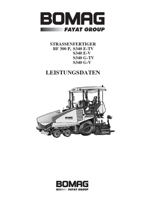 Kolové finišery Bomag BF 300 P-S 340-2