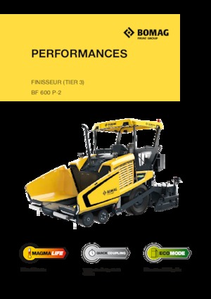Kolové finišery Bomag BF 600 P-2 S 600