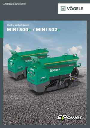 Kolové finišery Vögele Mini 502e