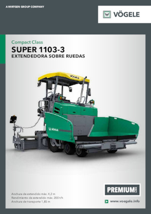 Kolové finišery Vögele Super 1103-3