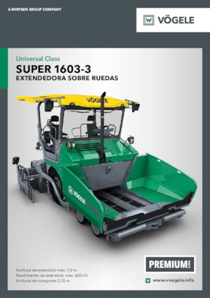 Kolové finišery Vögele Super 1603-3