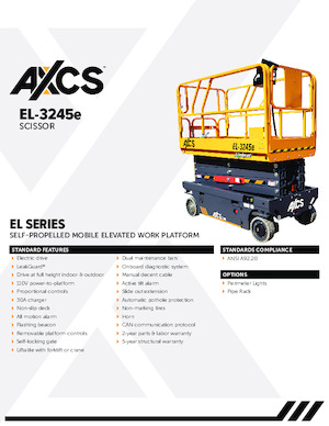 Kolové nůžkové plošiny AXCS EL-3245e