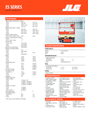 Kolové nůžkové plošiny JLG ES2632