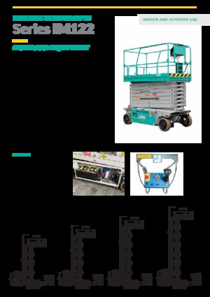 Kolové nůžkové plošiny Imer IM 10122