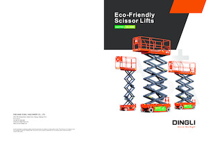 Kolové nůžkové plošiny Dingli JCPT0808PA