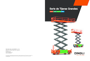Kolové nůžkové plošiny Dingli JCPT1912DC