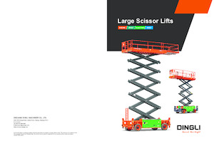 Kolové nůžkové plošiny Dingli JCPT3225DC