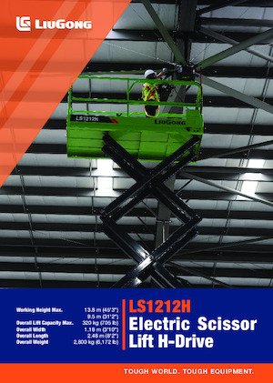 Kolové nůžkové plošiny Liugong LS1212H