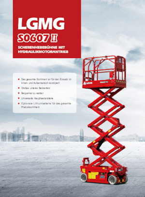 Kolové nůžkové plošiny LGMG  S0607II