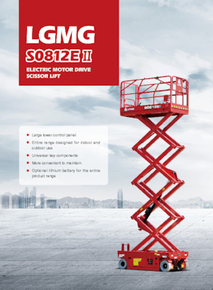 Kolové nůžkové plošiny LGMG  S0812EII-Li