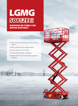 Kolové nůžkové plošiny LGMG  S0812EII-Li