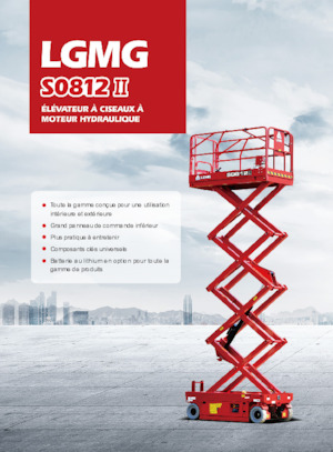 Kolové nůžkové plošiny LGMG  S0812II 