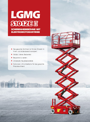 Kolové nůžkové plošiny LGMG  S1012EII-Li