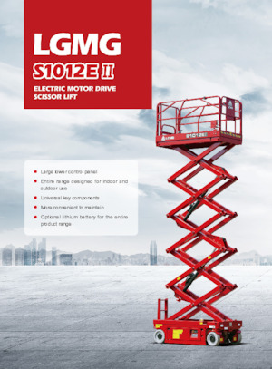Kolové nůžkové plošiny LGMG  S1012EII-Li