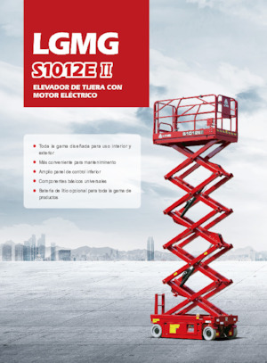 Kolové nůžkové plošiny LGMG  S1012EII-Li