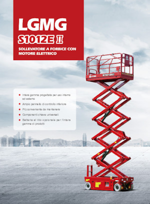 Kolové nůžkové plošiny LGMG  S1012EII-Li
