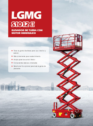 Kolové nůžkové plošiny LGMG  S1012II-Li