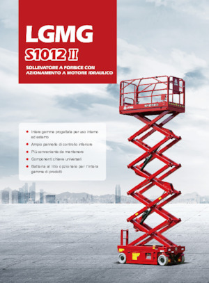 Kolové nůžkové plošiny LGMG  S1012II-Li