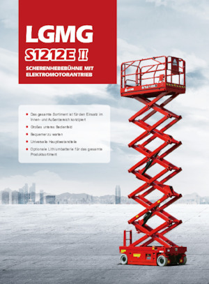 Kolové nůžkové plošiny LGMG  S1212EII-Li