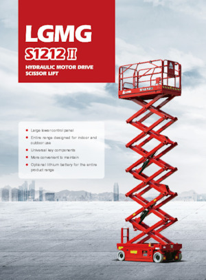 Kolové nůžkové plošiny LGMG  S1212II 