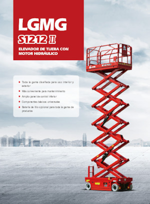 Kolové nůžkové plošiny LGMG  S1212II 