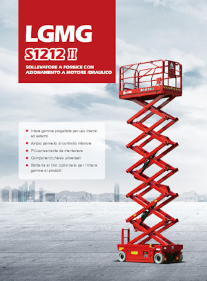 Kolové nůžkové plošiny LGMG  S1212II 