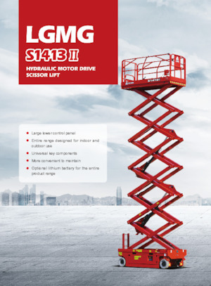 Kolové nůžkové plošiny LGMG  S1413II-Li