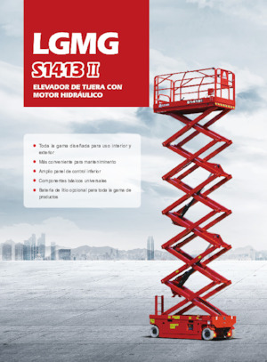 Kolové nůžkové plošiny LGMG  S1413II-Li