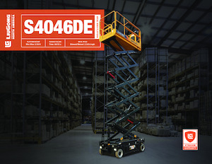 Kolové nůžkové plošiny Liugong S4046DE
