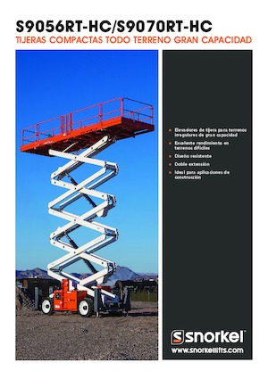 Kolové nůžkové plošiny Snorkel S9056RT-HC