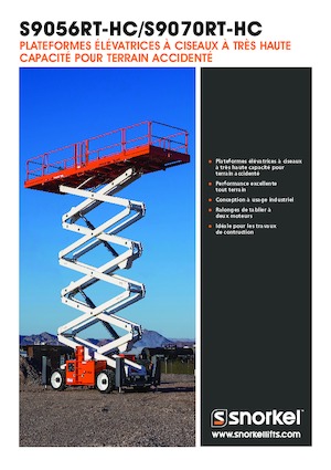 Kolové nůžkové plošiny Snorkel S9056RT-HC