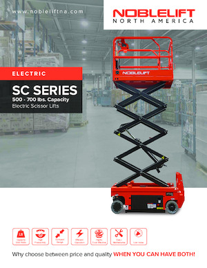 Kolové nůžkové plošiny Noblelift SC2632EN