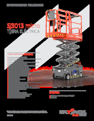 Kolové nůžkové plošiny Skyjack SJ3013 micro 