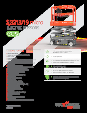 Kolové nůžkové plošiny Skyjack SJ3219 micro