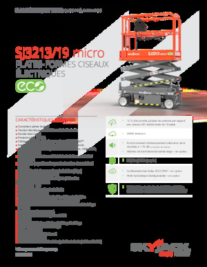 Kolové nůžkové plošiny Skyjack SJ3219 micro