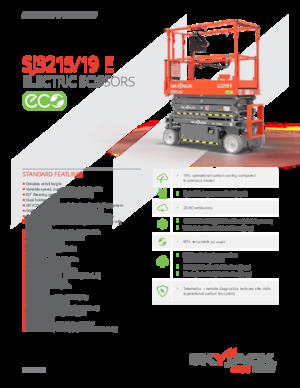 Kolové nůžkové plošiny Skyjack SJ3219E