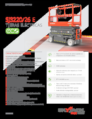 Kolové nůžkové plošiny Skyjack SJ3226E