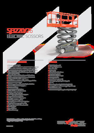 Kolové nůžkové plošiny Skyjack SJ3226 