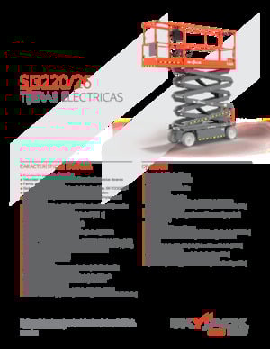 Kolové nůžkové plošiny Skyjack SJ3226 